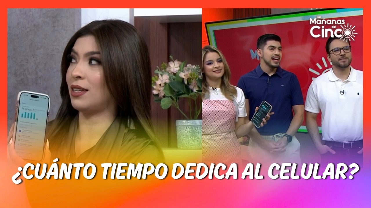¿ Cuánto tiempo dedica a la pantalla del celular?