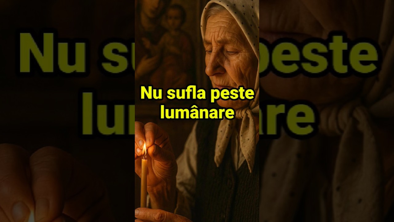 De ce NU ai voie să sufli &icirc;n lum&acirc;narea aprinsă? 🕯️ Greșeală pe care mulți o fac &icirc;n biserică