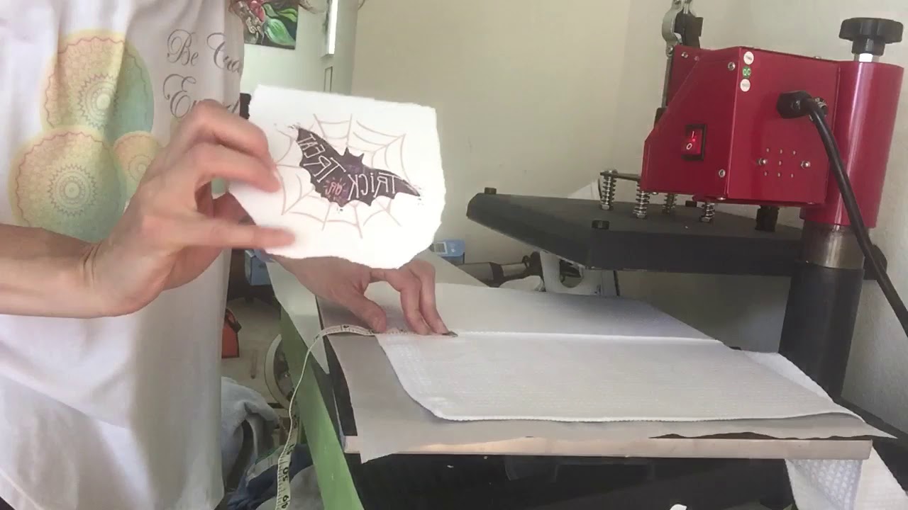 How to sublimate on waffle weave kitchen towels tutorial