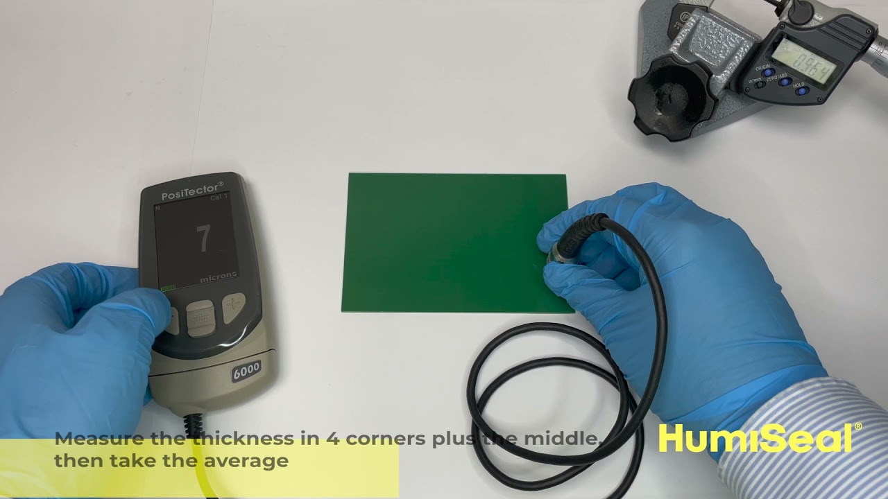 Easy and accurate way to measure the conformal coating dry thickness