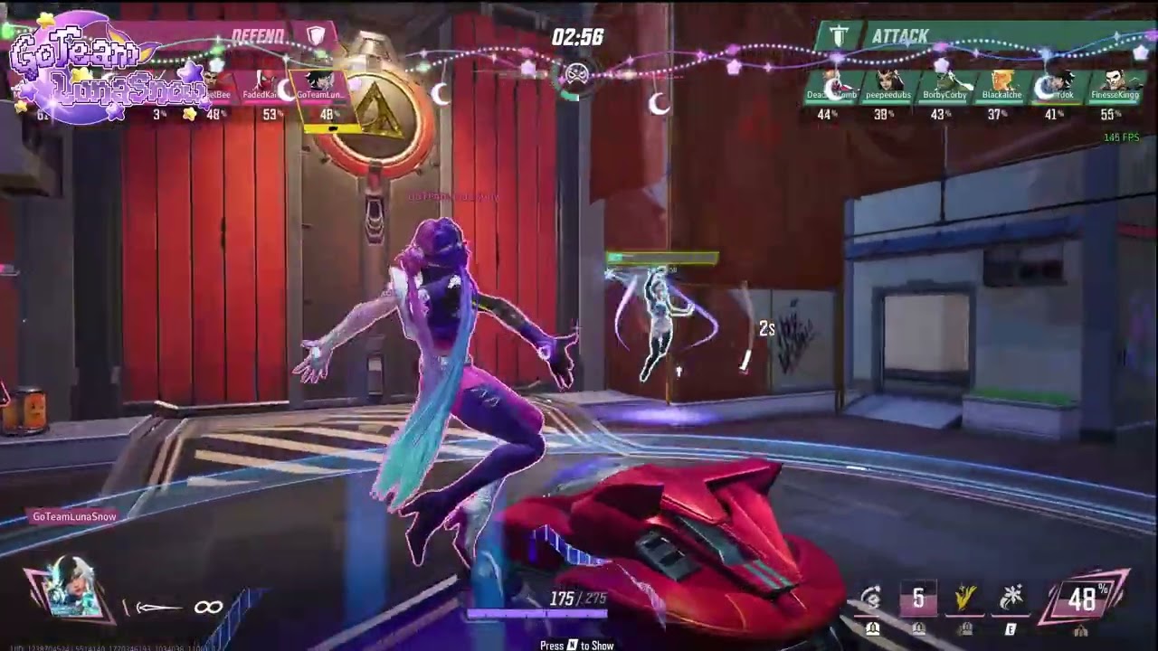 1v1 Luna for point Quick match this was super fun best of 3 :)