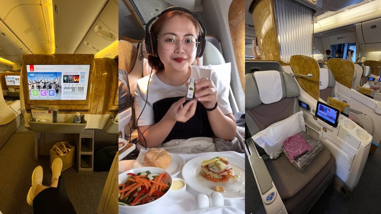 Emirates Business Class: Manila-Dubai experience + review! ✨☁️🛫