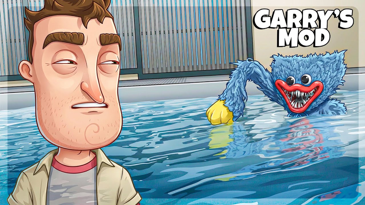 Huggy Wuggy is Hiding in The POOLS in Garry's Mod!