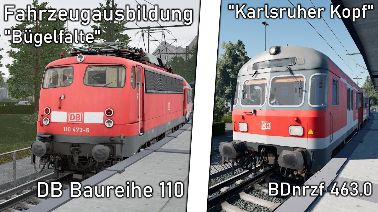Fahrzeugausbildung DB-Baureihe 110 und BDnrzf 463.0 | Let's Play Train Sim World 3 #01