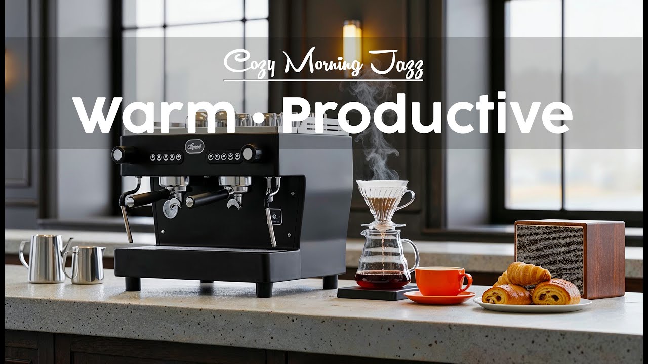 Cozy Morning Jazz ☕ Warm Coffee Jazz & Bossa Nova for Calm Productivity