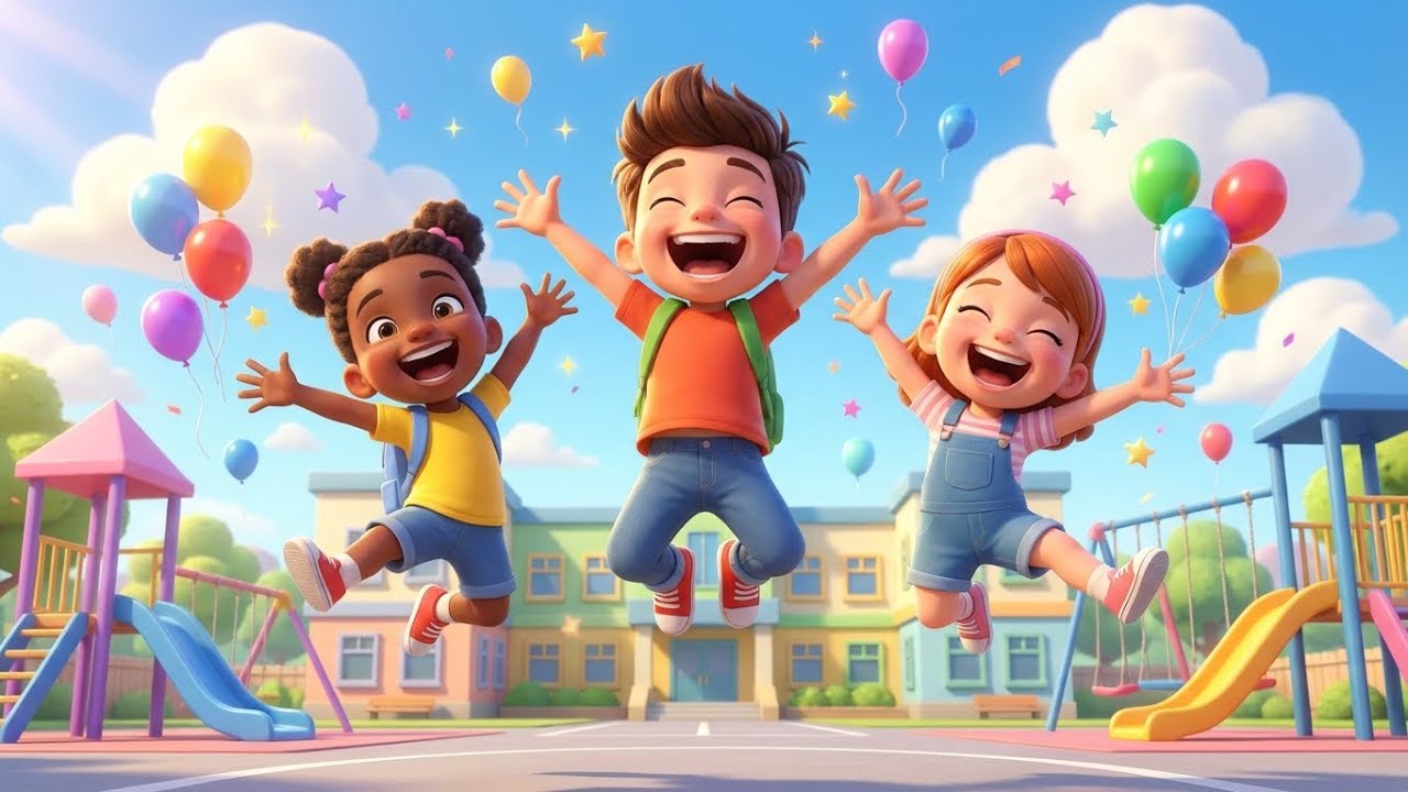 Gioca, Salta e Ridi! 😄 - Canzone per Bambini - Ora di Giocare