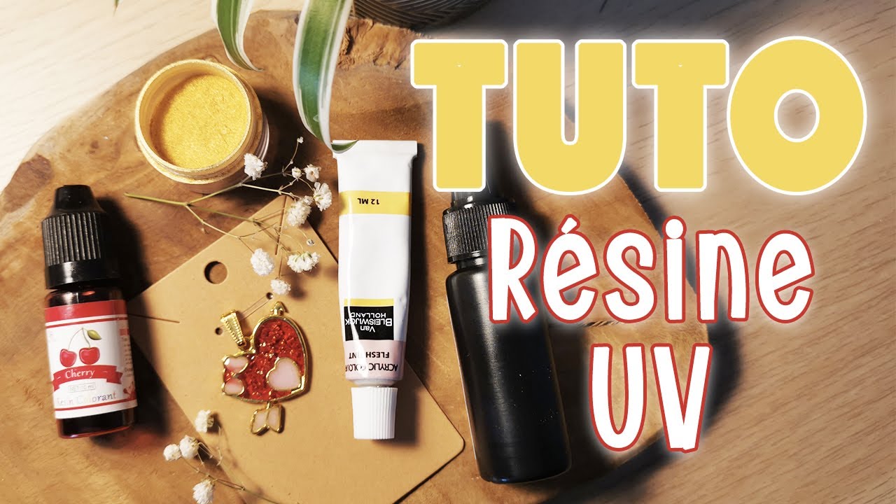 [TUTO RESINE UV] Création simple d'un bijou en résine