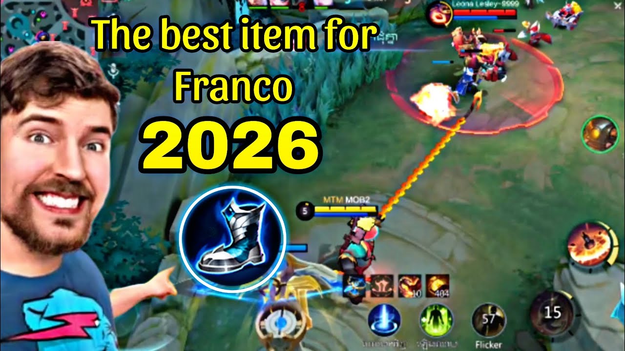 ពាក់ស្បែកជើងនិង Franco ដើរវៃគេពេញនិង🔥🤯#franco #mobilelegends #francohook #francomobilelegends #mlbb 