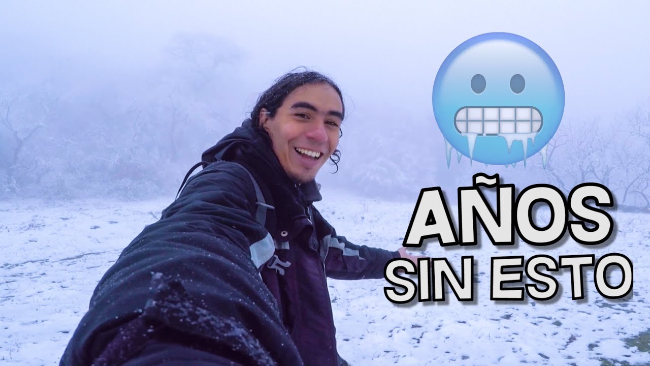 Me fui SOLO al BOSQUE a buscar NIEVE ❅ | San Lorenzo