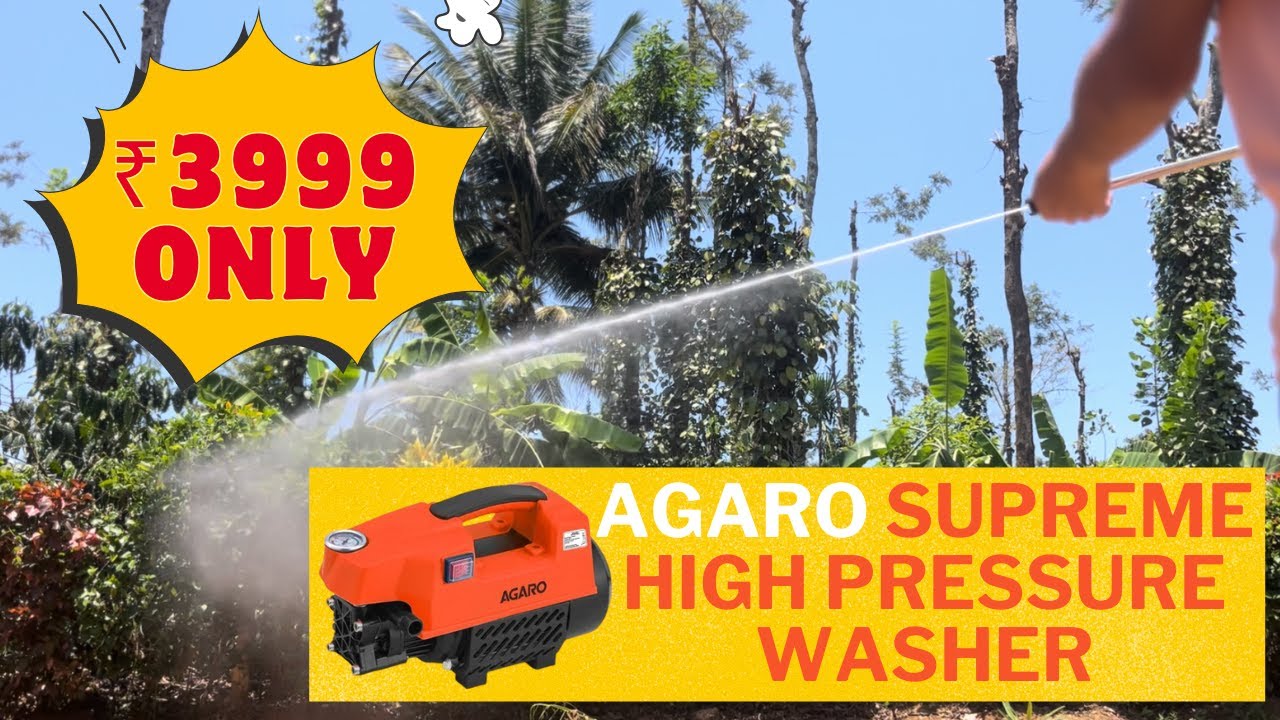 Agaro Supreme Pressure Washer Unboxing & Review | Car, Bike & Home Cleaning Beast