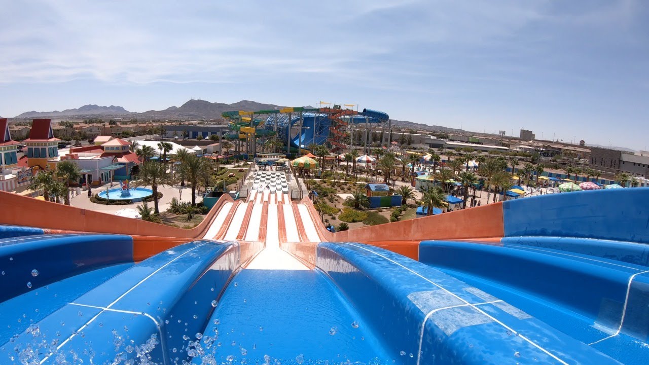 Surfin' USA - Patriotic Mat Racer Slide | Cowabunga Bay Las Vegas