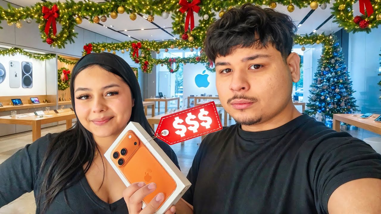 SURPRISING MY GF w/ THE NEW IPHONE | CHRISTMAS VLOG 🎄