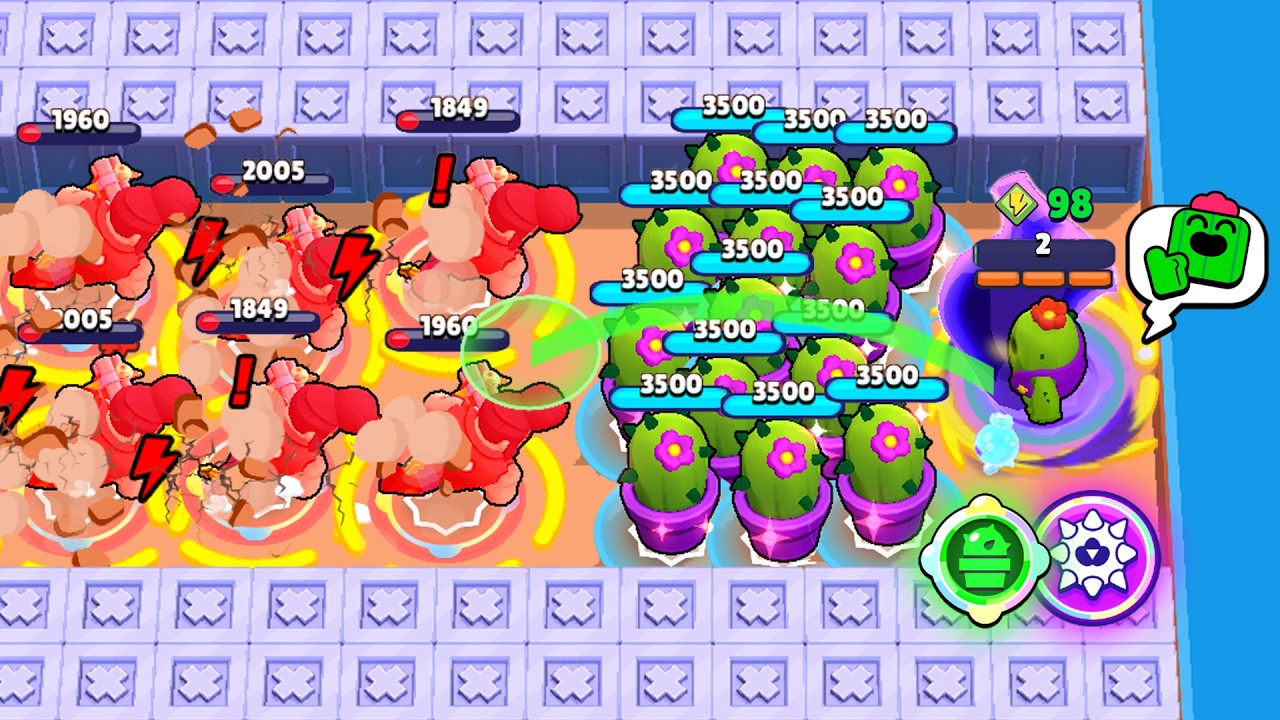 9999IQ SPIKE'S HYPERCHARGE BUFFIE GADGETS TROLL 😂 Brawl Stars 2026 Zabawne momenty, wpadki ep1980