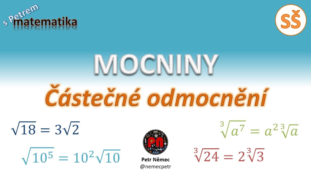 Částečné odmocnění - matematika SŠ