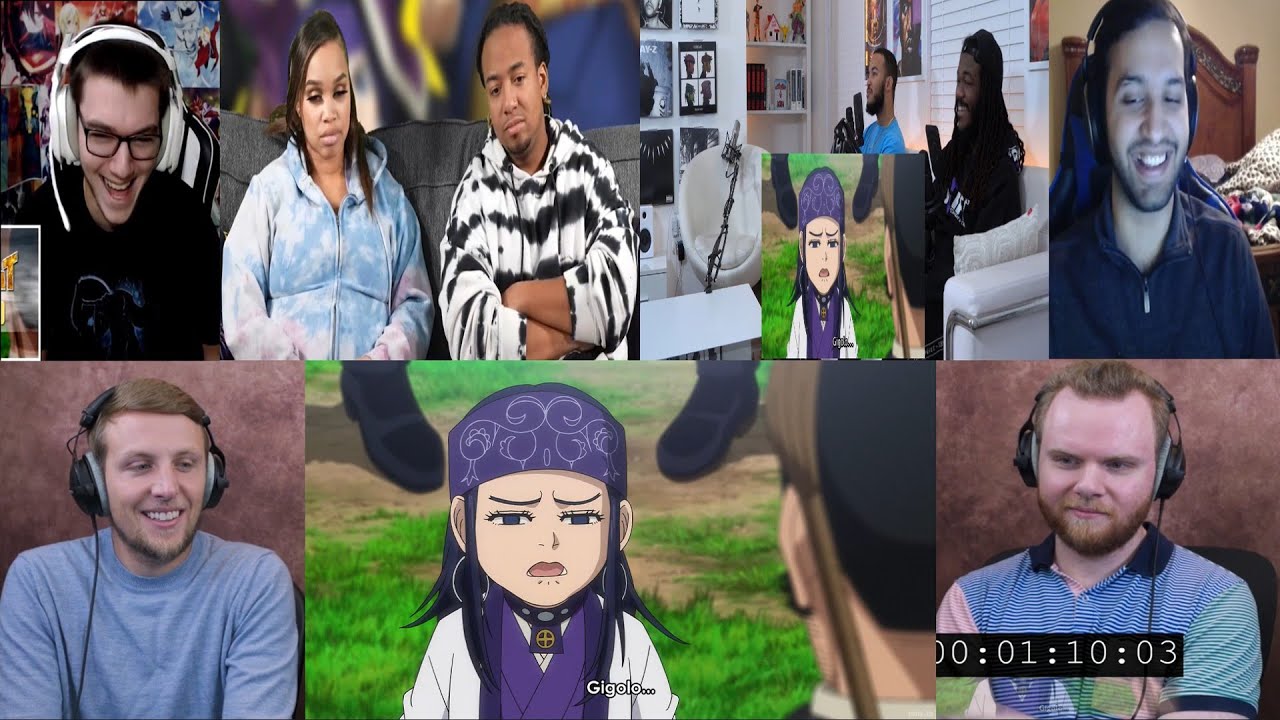 GOLDEN KAMUY EPISODE 2x7 REACTION MASHUP!!