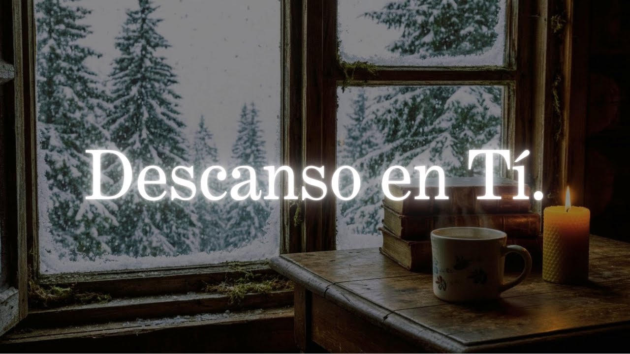 Descanso en Tí |Música para orar a solas con Dios | Piano 🎹 con nieve cayendo ❄️❄️❄️