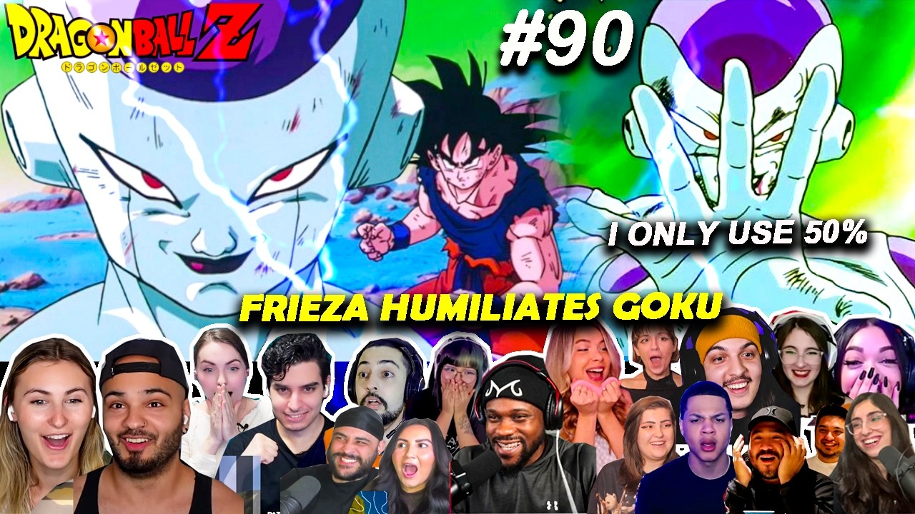 Фриза использует только 50%‼️ Реакция на бой Гоку против Фризы, 90 серия Dragon Ball Z 🐲 (Dragon ...