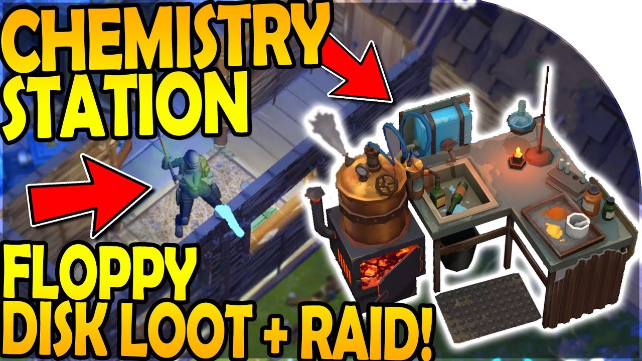 NEW CHEMISTRY STATION in UPDATE 1.9 (RAID + FLOPPY LOOT) - Last Day On Earth Survival Update 1.8.3
