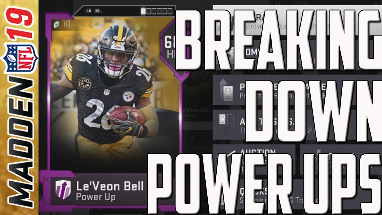 How to Power Up a Card in Madden 19 Ultimate Team