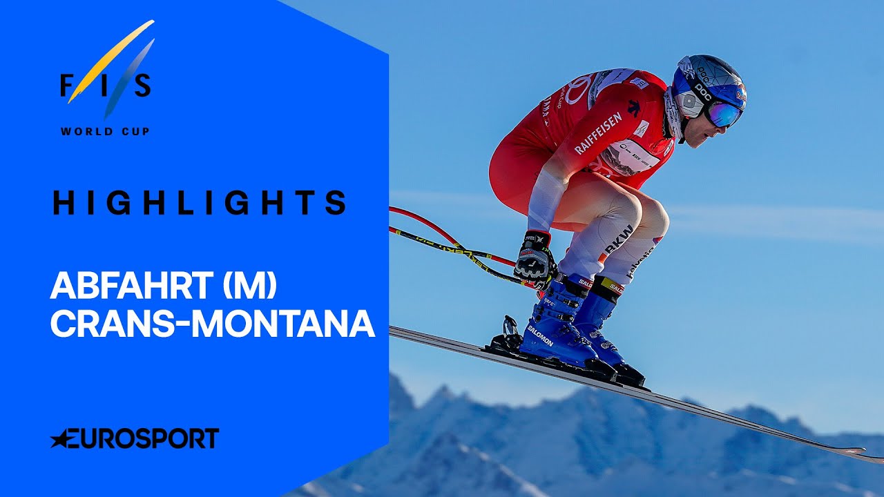 Olympia-Generalprobe in Crans-Montana | Highlights deutsch | Abfahrt | Ski-Weltcup 2025/26