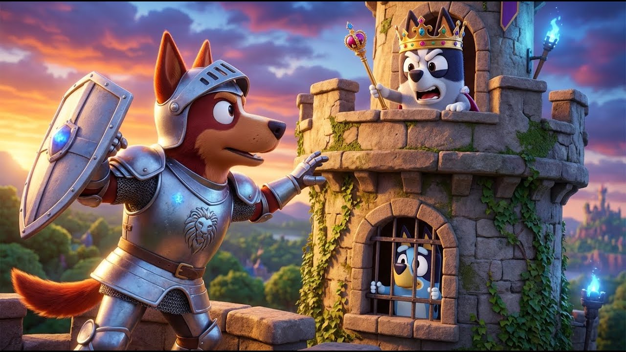 Bluey | Sir Rusty’s Daring Castle Rescue! 🏰⚔️ | Medieval Adventure