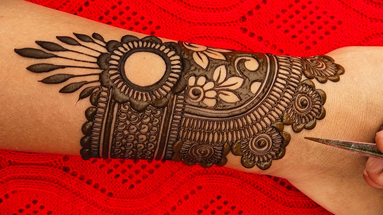 stylish flowral mehandi design|| mehandi decoration||mehendi design for hand @gjmehendidesigne