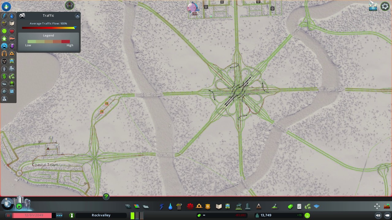 100% Traffic Flow!!! | Cities Skylines
