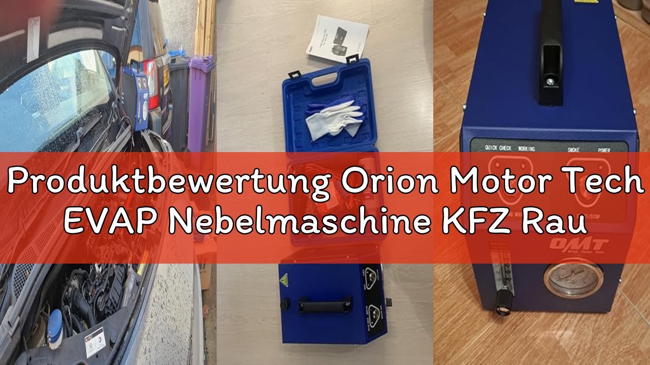 Produktbewertung Orion Motor Tech EVAP Nebelmaschine KFZ Rauchmaschine Lecksuchger&auml;t 12V Rauch Lecks