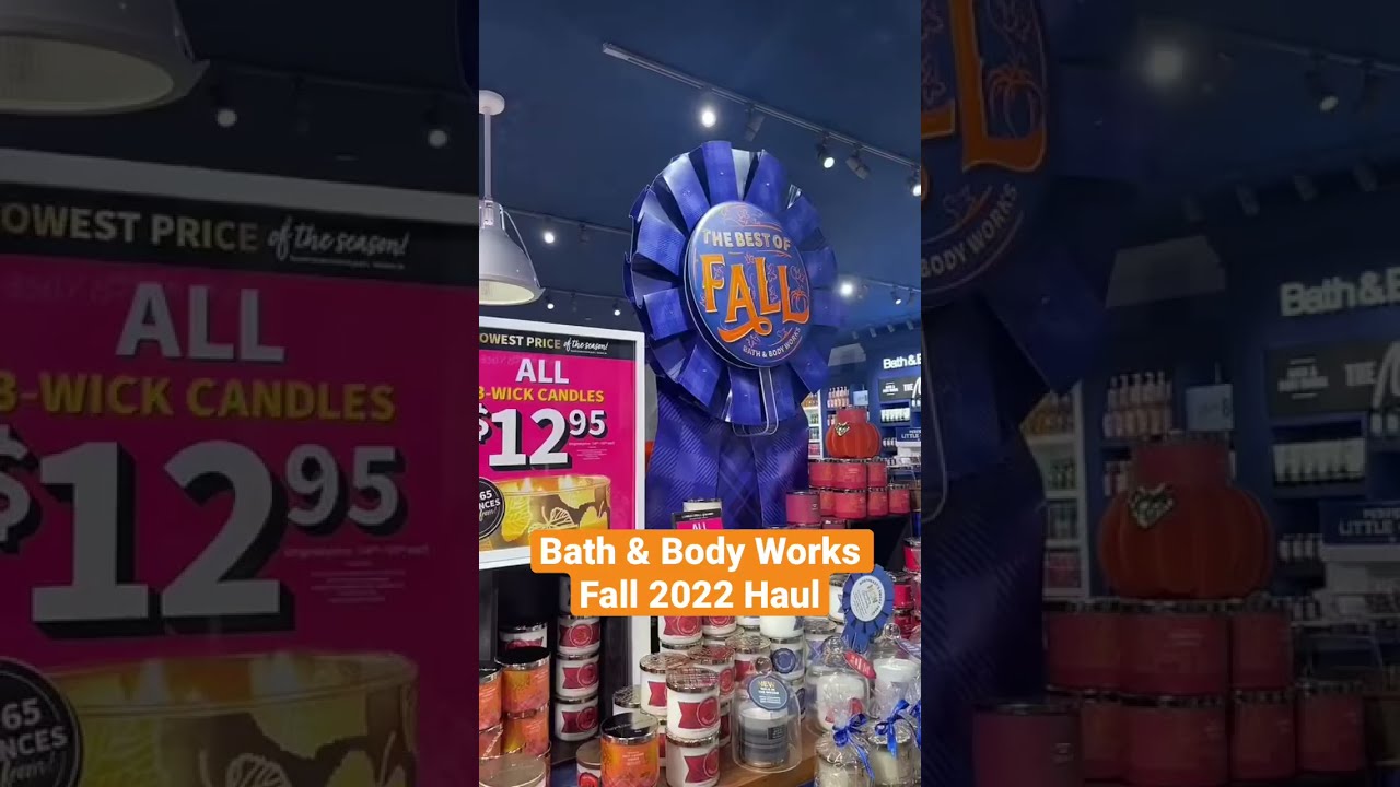 Bath and body works Fall Haul (2022)