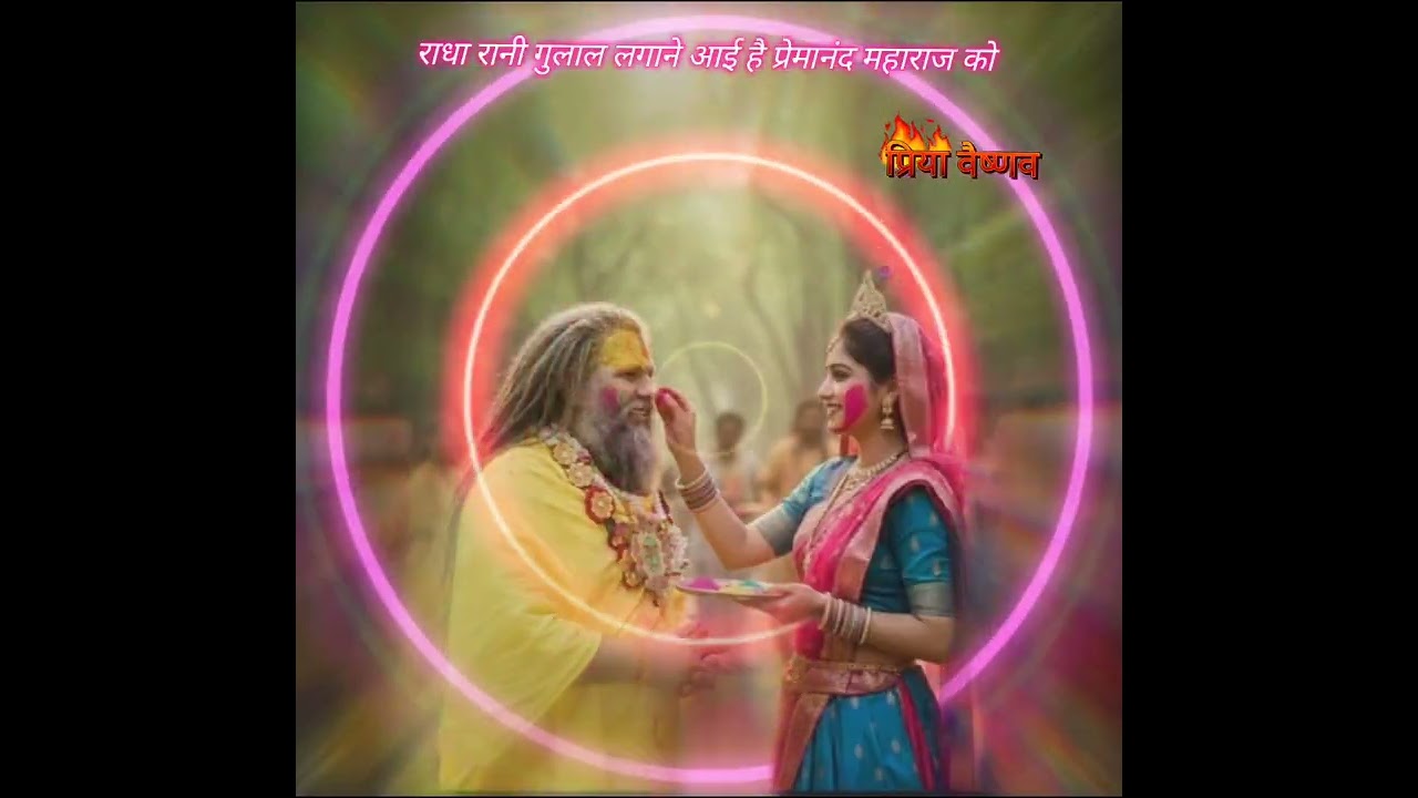 🌹🌹 राधा रानी ओर महाराज की होली रंग लगाने आई बरसाने की छोरी,♥️♥️