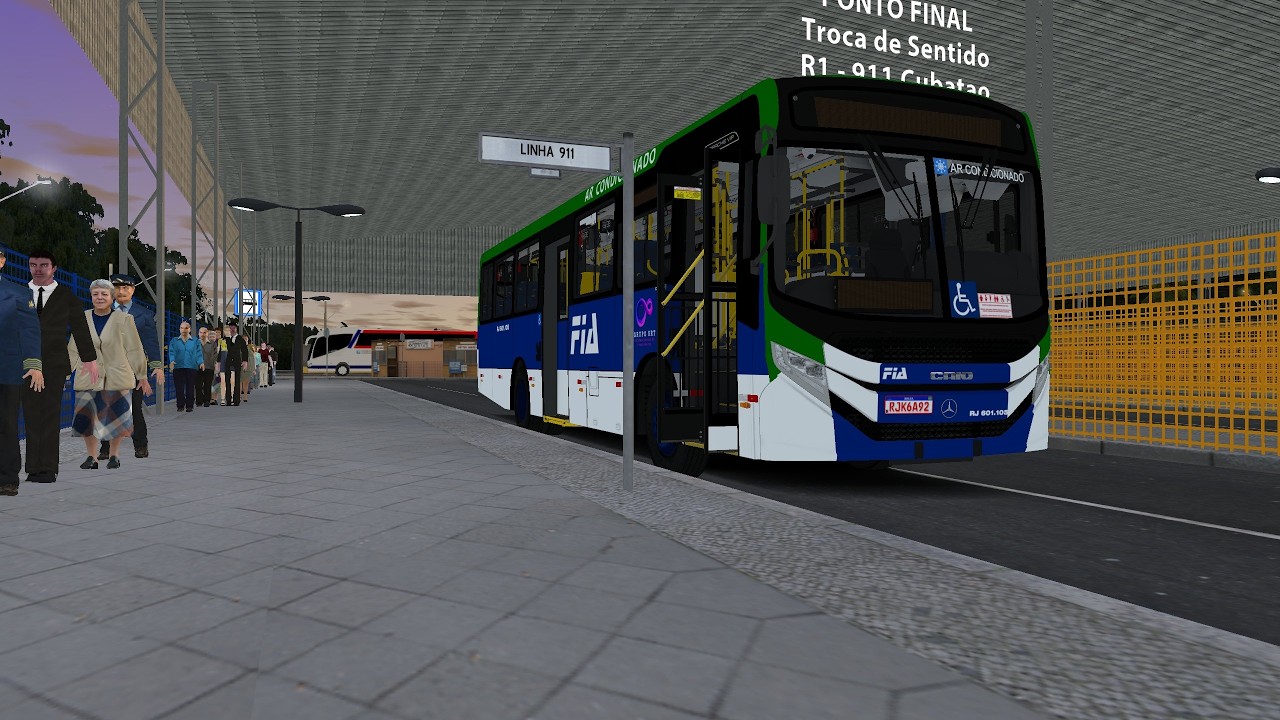 [OMSI 2] Caio Apache Vip V MB OF-1519 | padrão TSA (Pitura da FIA) - Mapa Bolsão IV | G27