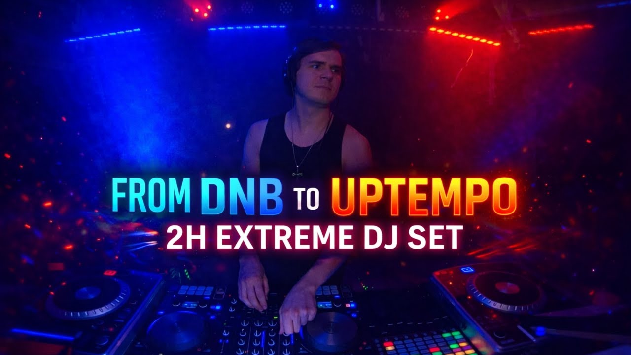 Live Studio DJ Set – From DnB to Uptempo | 2H Rave Escalation