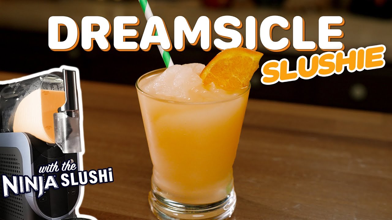 Как приготовить апельсиновый сок Dreamsicle Slushie из готовой смеси в машине Ninja SLUSHi