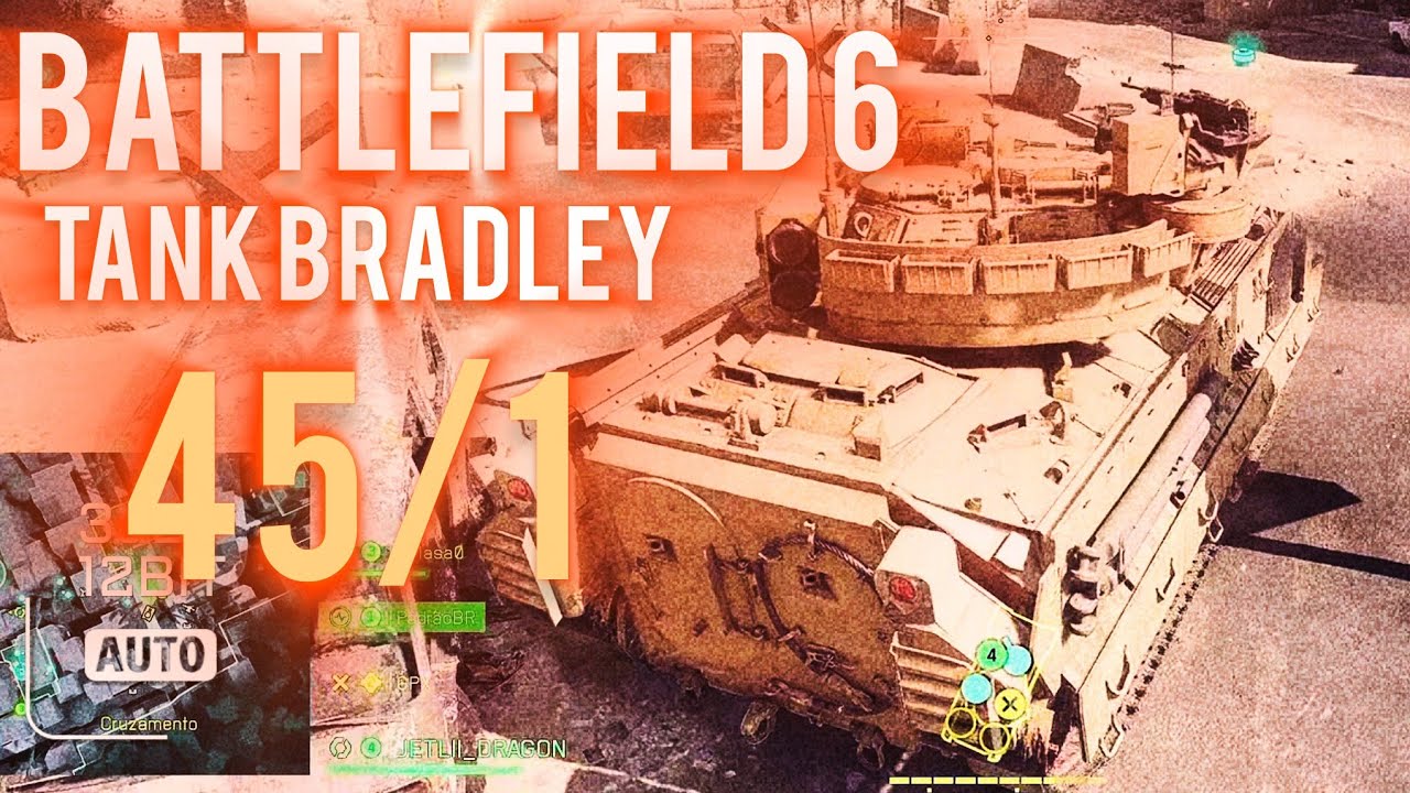 BATTLEFIELD 6 | TANK BRADLEY AGRESSIVE 45/1 CAIRO  PS5 🎮 