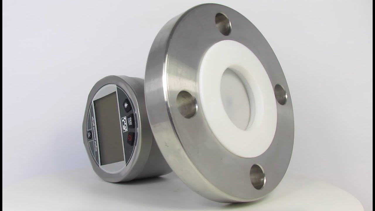 DIF-DSR | Flanged Connection with Screwed Diaphragm, PTFE Linning