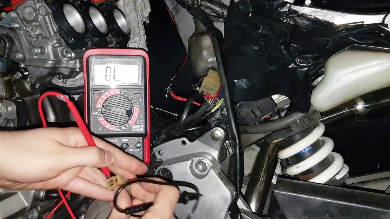 Comprobacion del alternador/stator moto, honda cb600S a&ntilde;o 2000