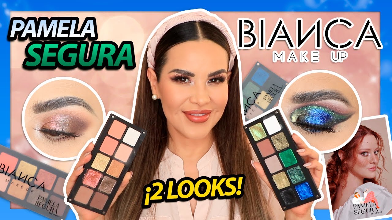 BIANCA MAKEUP  X Pamela Segura  2 looks usando las dos paletas ! VALEN LA PENA ? | Mytzi Cervantes
