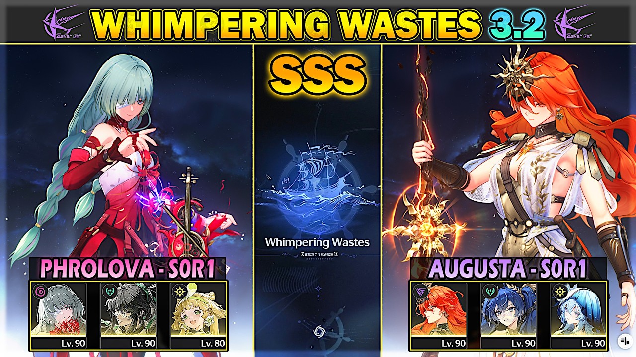 [NEW WhiWa] S0R1 Phrolova & S0R1 Augusta - SSS Whimpering Wastes 3.2 | Wuthering Waves