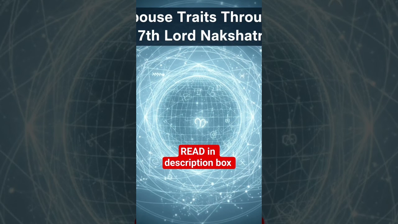 Spouse Physical Traits by 7th lord Nakshatra 🫂✨ 