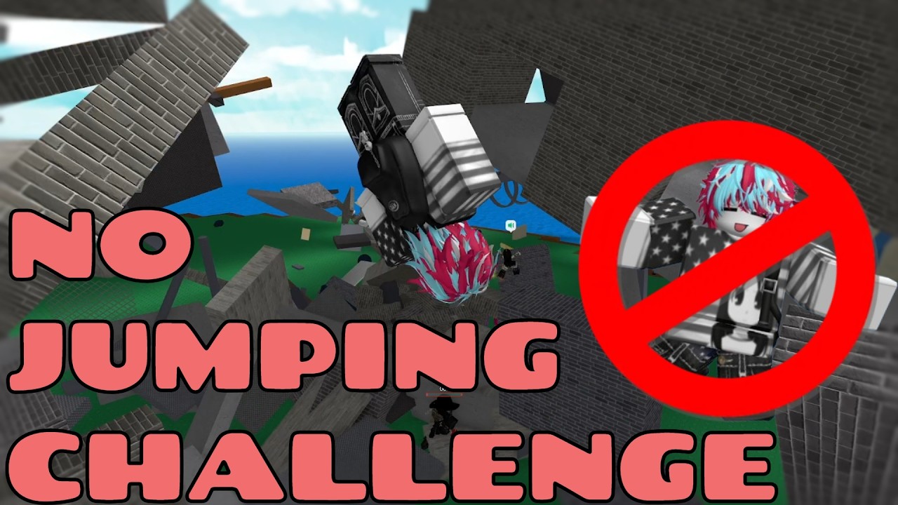 NO JUMPING Challenge in Roblox Natural Disasters (rip vid quality)
