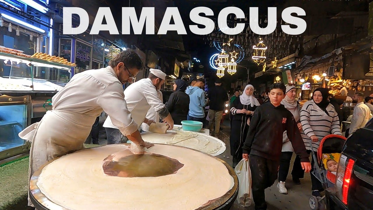 Syria before Eid Al-Fitr, Damascus, Eid Walking Tour | 2025