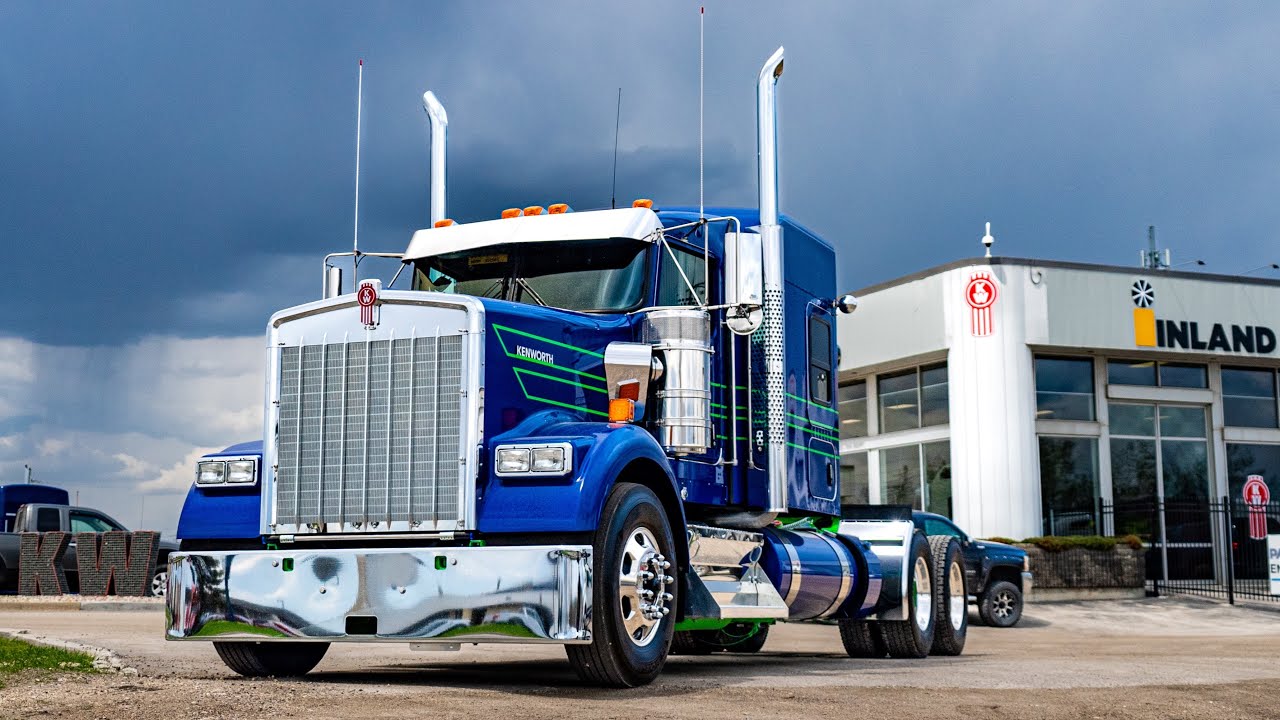 CUSTOM ORDERED - LEGENDARY BLUE 2023 KENWORTH W900 THE KENWORTH GUY