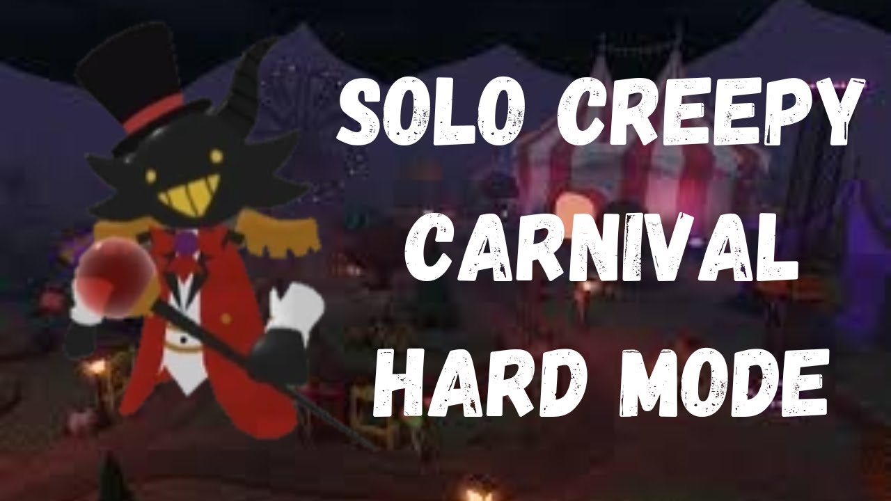 Solo creepy carnival hard mode + getting golden mimic (again)