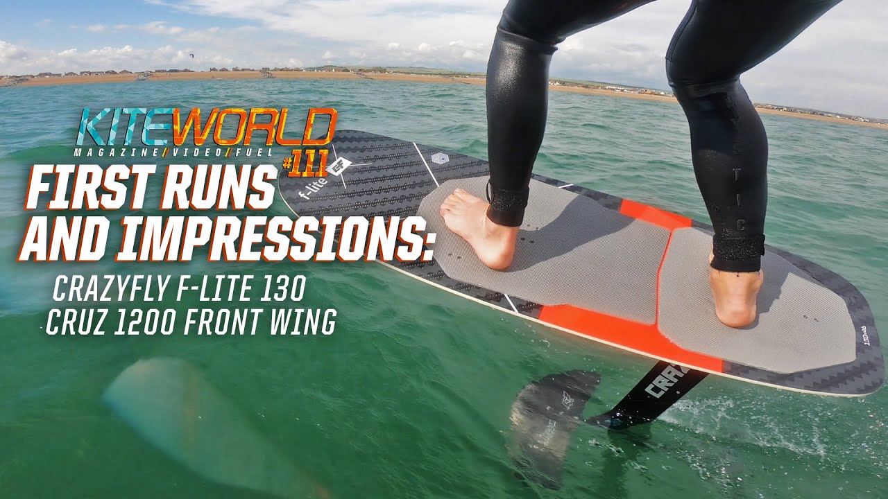 First Runs: CrazyFly F-Lite 130 & Cruz 1200 Wing - Kiteworld Magazine