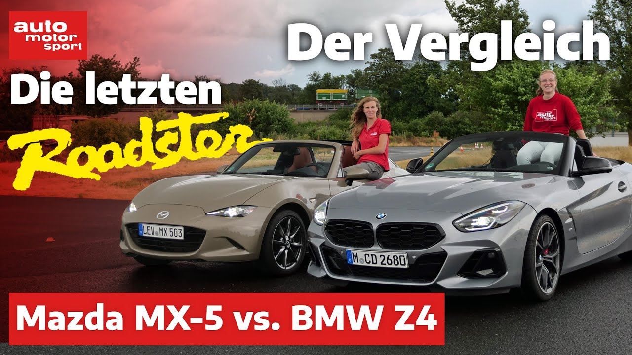 Mazda MX-5 vs. BMW Z4: Die letzten Roadster! - Der Vergleich | auto motor und sport