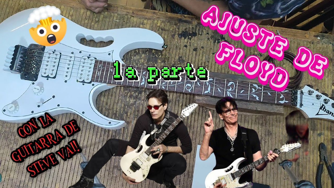 🎸🛠️🤯EXPLICANDO AJUSTES DE FLOYD CON LA GUITARRA IBANEZ JEM DE STEVE VAI! 🤯🛠️🎸1a parte