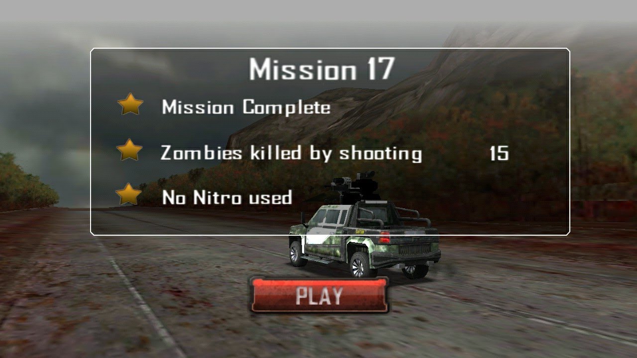 Zombie roadkill gameplay || Mission 17 || shooting gameplay.