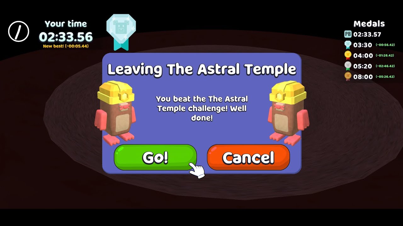 Astral Temple 2:33.56 | Super Bear Adventure Speedrun