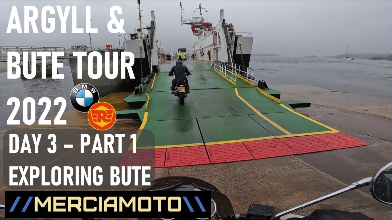 Argyll & Bute Motorcycle Tour 2022 – Exploring Bute – Royal Enfield Interceptor Day 3 Part 1