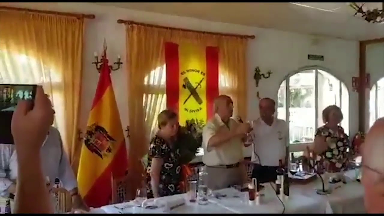 Tejero reaparece en un homenaje en M&aacute;laga al grito de &ldquo;&iexcl;Viva Franco!&rdquo;